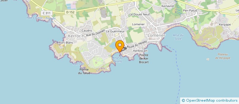 localisation de l'entreprise CK FINANCES à PLOEMEUR