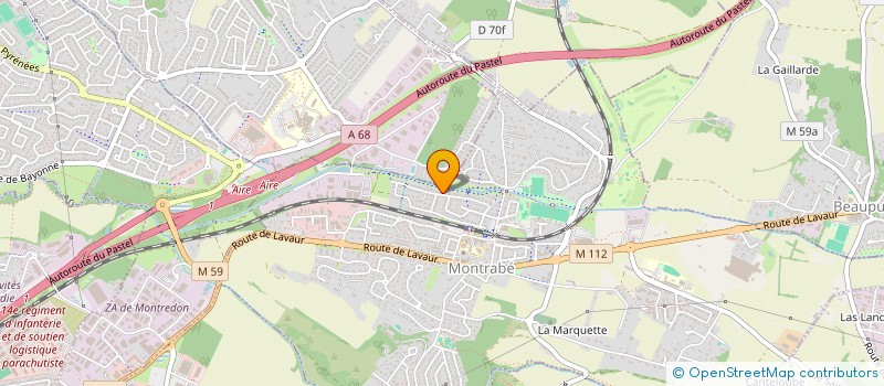 localisation de l'entreprise CK FORMATIONS  MONTRABE