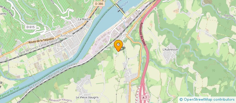 localisation de l'entreprise CK HOLDING à REVENTIN-VAUGRIS