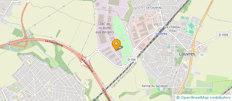 localisation de l'entreprise CK HOLDING  LOUVRES