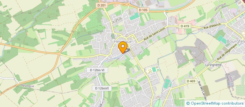 localisation de l'entreprise CK HOME à HESINGUE