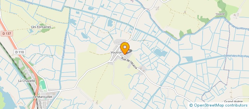 localisation de l'entreprise CK IMMO 17  YVES