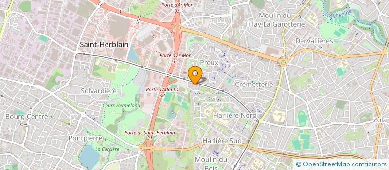 localisation de l'entreprise CK IMMO 44  SAINT-HERBLAIN