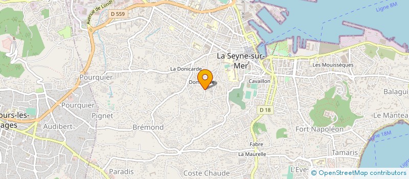 localisation de l'entreprise CK IMMO à LA SEYNE-SUR-MER