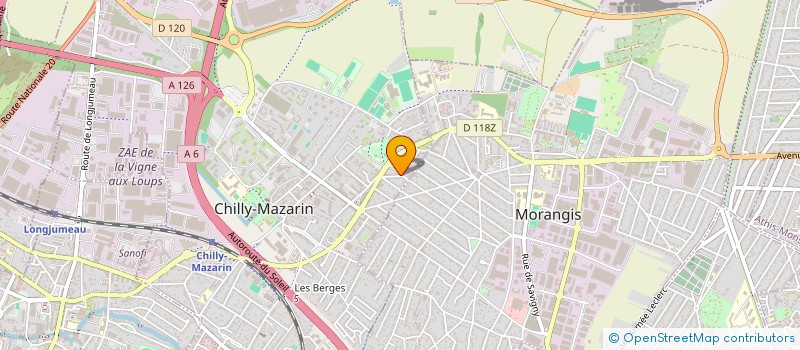 localisation de l'entreprise CK IMMO  CHILLY-MAZARIN