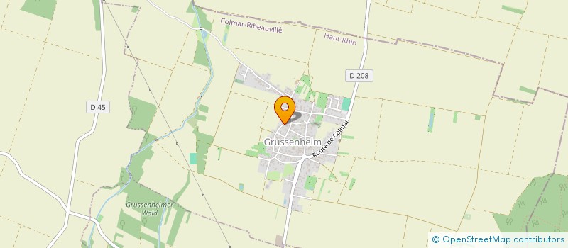 localisation de l'entreprise CK IMMO  GRUSSENHEIM