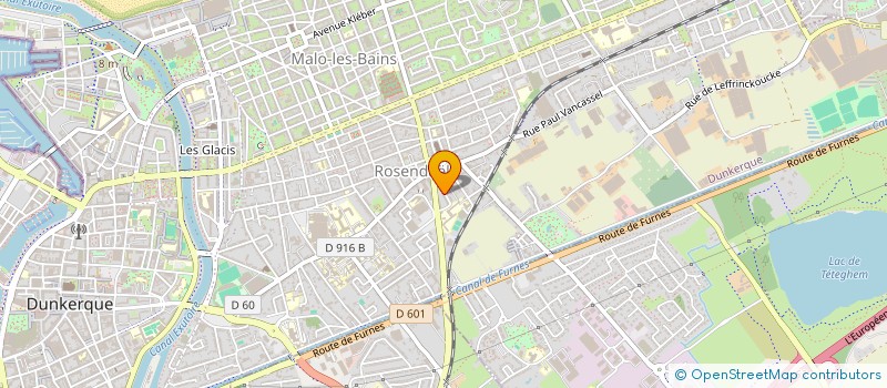 localisation de l'entreprise CK IMPINES à DUNKERQUE