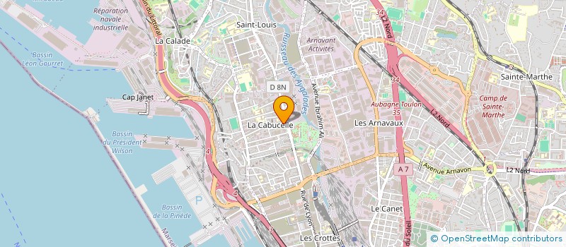 localisation de l'entreprise CK INSTITUT à MARSEILLE