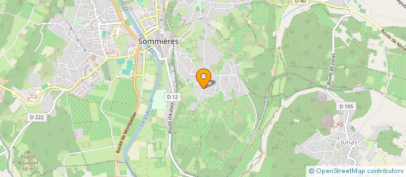 localisation de l'entreprise CK INVEST  SOMMIERES