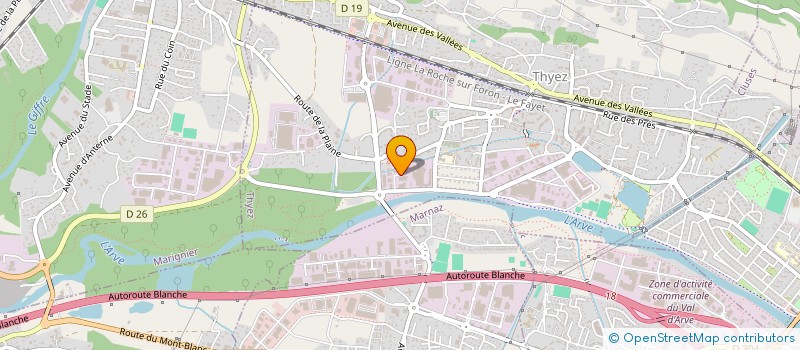 localisation de l'entreprise CK INVEST  THYEZ