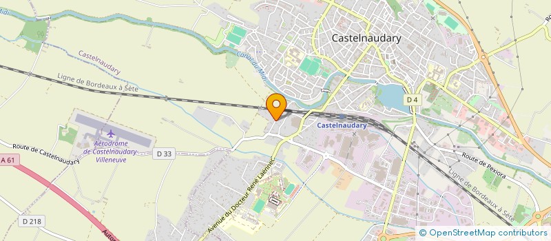 localisation de l'entreprise CK INVEST  CASTELNAUDARY