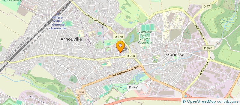 localisation de l'entreprise CK INVEST  GONESSE