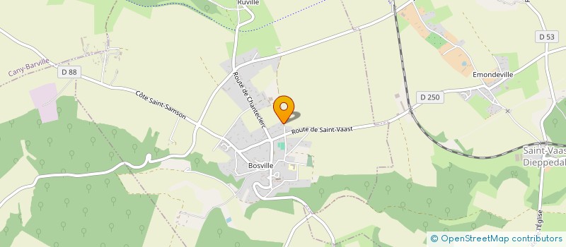 localisation de l'entreprise CK LOC76  BOSVILLE