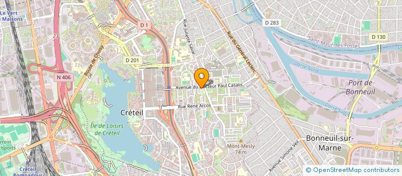 localisation de l'entreprise CK NETTOYAGE  CRETEIL