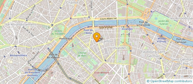 localisation de l'entreprise CK ORGANISATION  PARIS