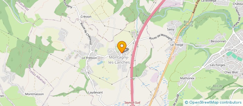 localisation de l'entreprise CK PALETTES  MONTAGNY-LES-LANCHES