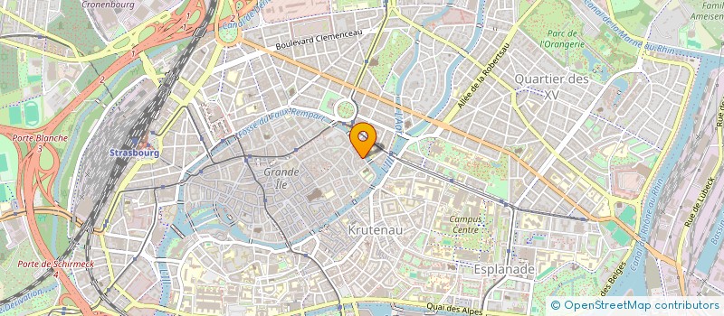 localisation de l'entreprise CK PATRIMOINE à STRASBOURG
