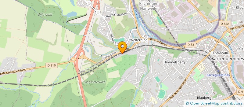localisation de l'entreprise CK PRO à SARREGUEMINES
