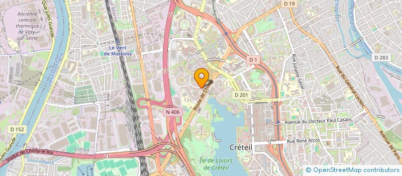 localisation de l'entreprise CK PRO TECH à CRETEIL