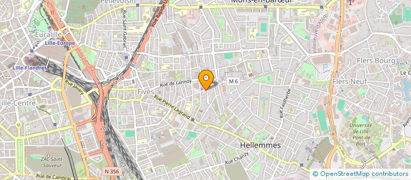 localisation de l'entreprise CK SERVICES à LILLE