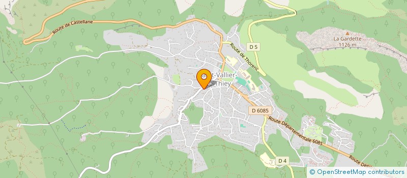 localisation de l'entreprise CK SERVICES à SAINT-VALLIER-DE-THIEY