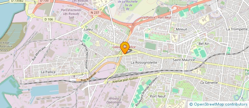 localisation de l'entreprise CK SERVICES à LA ROCHELLE