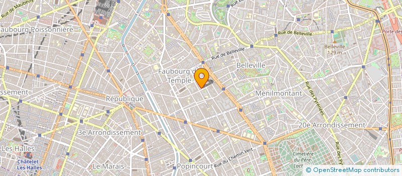 localisation de l'entreprise CK SERVICES à PARIS