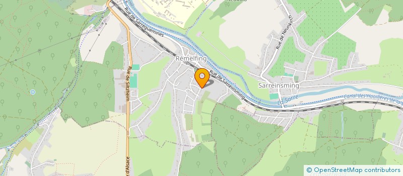 localisation de l'entreprise CK SPORT  REMELFING