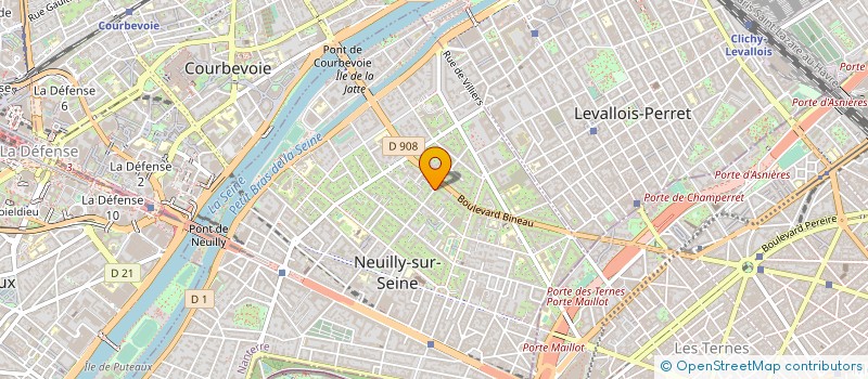 localisation de l'entreprise CK TALENTS à NEUILLY-SUR-SEINE