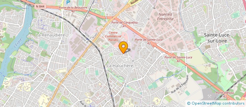 localisation de l'entreprise CK TAXI à NANTES
