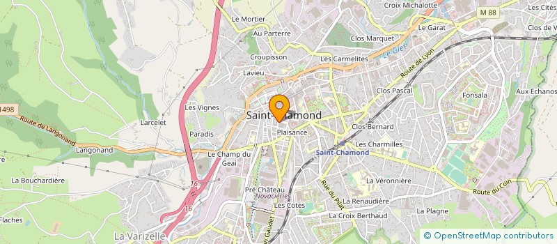 localisation de l'entreprise CK TRADING à SAINT-CHAMOND