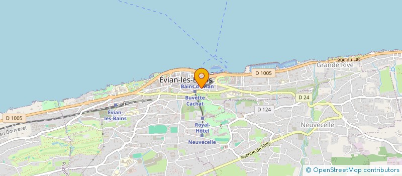 localisation de l'entreprise CK TRADING  EVIAN-LES-BAINS