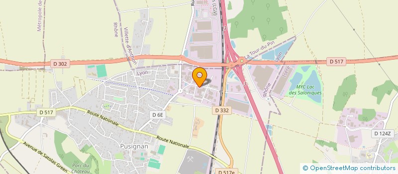 localisation de l'entreprise CK TRANS  PUSIGNAN