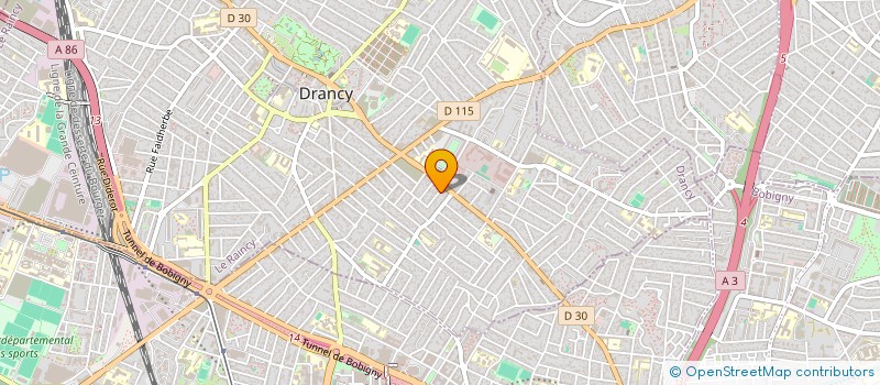 localisation de l'entreprise CK TRANSPORTS à DRANCY