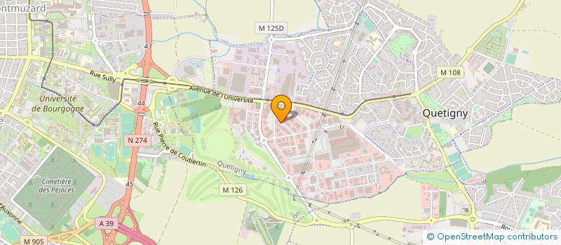 localisation de l'entreprise CK21 à QUETIGNY