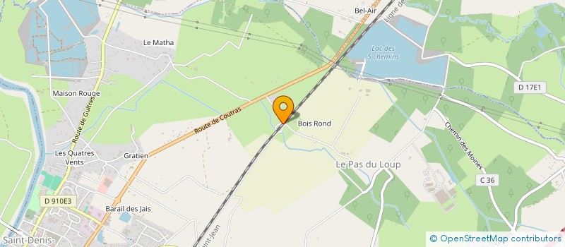 localisation de l'entreprise CK2B  SABLONS