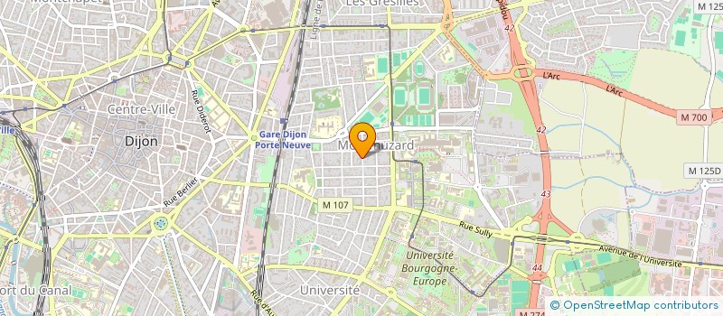 localisation de l'entreprise CK2E IMMOBILIER à DIJON