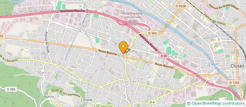 localisation de l'entreprise CK2G à SCIONZIER