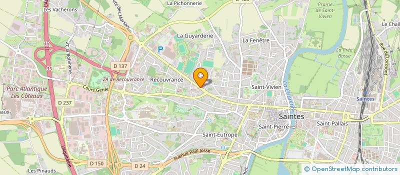 localisation de l'entreprise CK3M  SAINTES