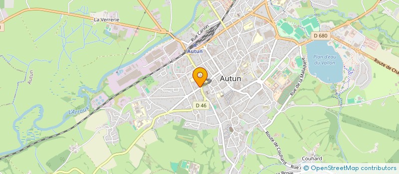 localisation de l'entreprise CK6DENT à AUTUN