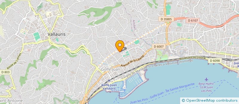 localisation de l'entreprise CKA CONCEPT  VALLAURIS