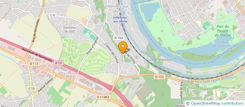 localisation de l'entreprise CKAAA  VILLENNES-SUR-SEINE