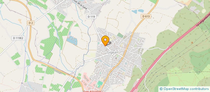 localisation de l'entreprise CKADO  GIGEAN