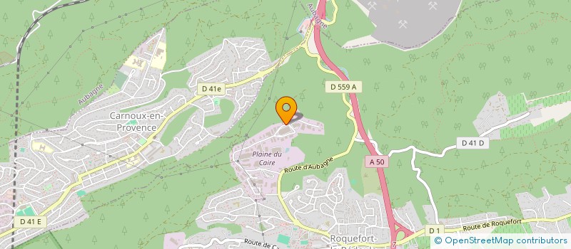 localisation de l'entreprise CKAT AMENAGEMENT à ROQUEFORT-LA-BEDOULE