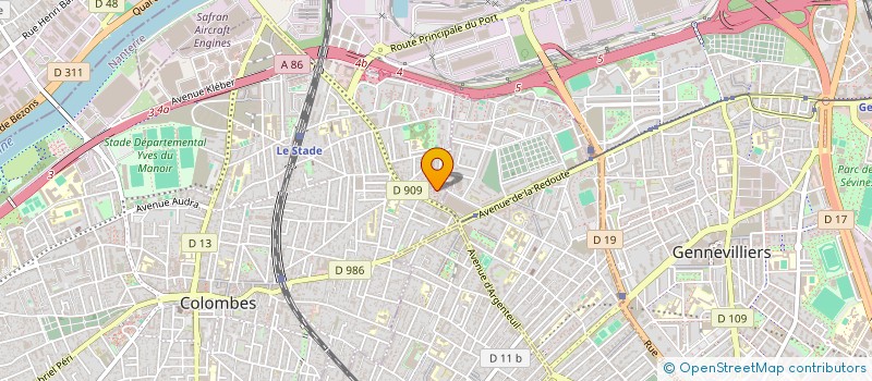 localisation de l'entreprise CKATHJA EVENTS à COLOMBES