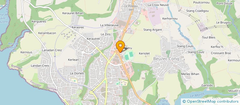 localisation de l'entreprise CKB à CONCARNEAU