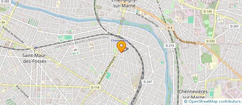 localisation de l'entreprise CKB INVEST à SAINT-MAUR-DES-FOSSES