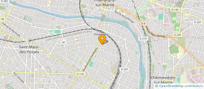 localisation de l'entreprise CKB INVEST IVRY à SAINT-MAUR-DES-FOSSES