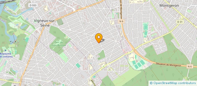 localisation de l'entreprise CKC IMMOBILIER à VIGNEUX-SUR-SEINE