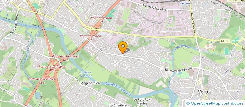 localisation de l'entreprise CKCP  VERTOU